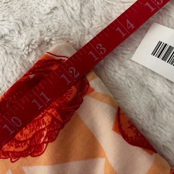 LuLaRoe Orange Floral Shirt NWT - Picture 8 of 8